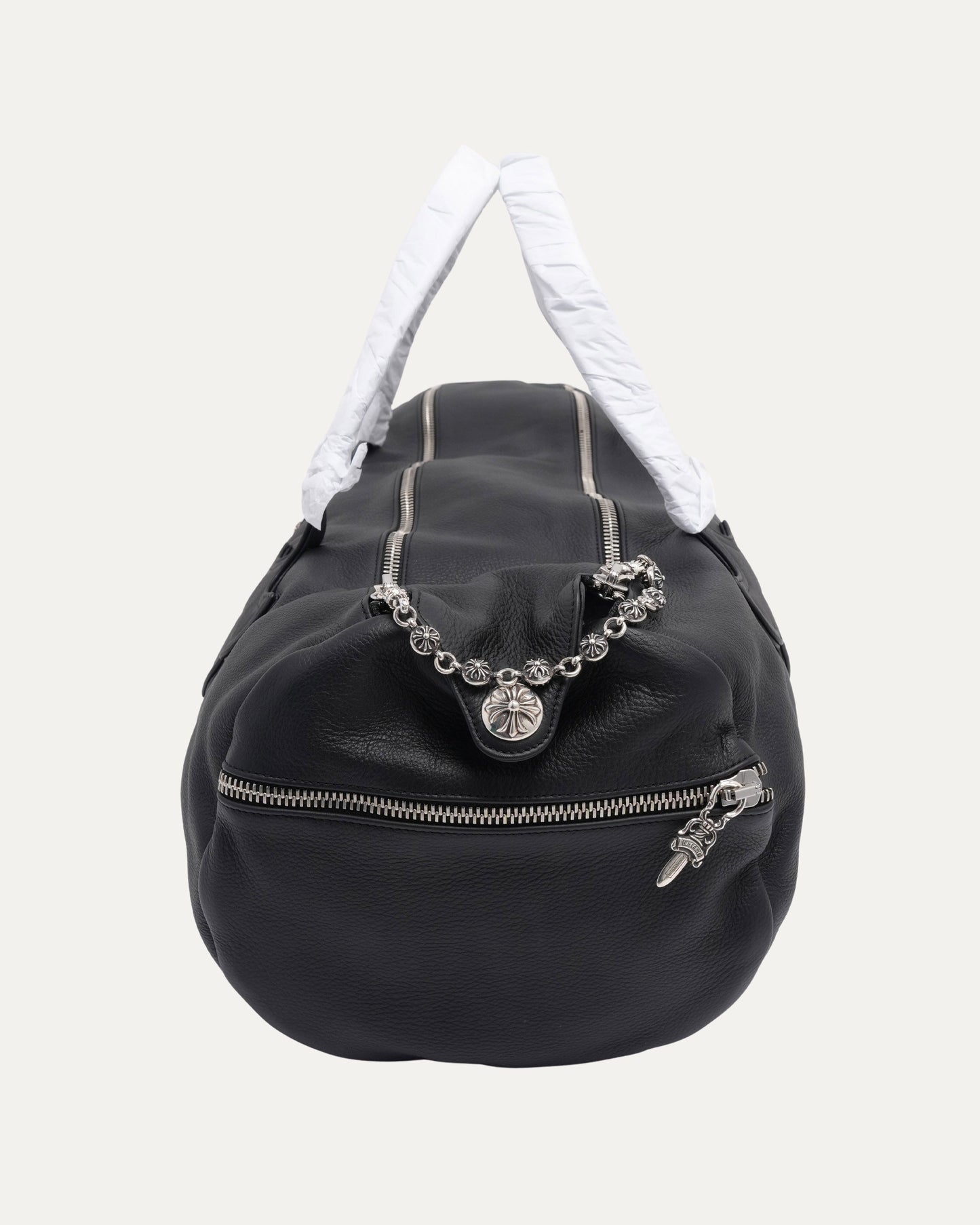 Cross Embellished Duffle Bag