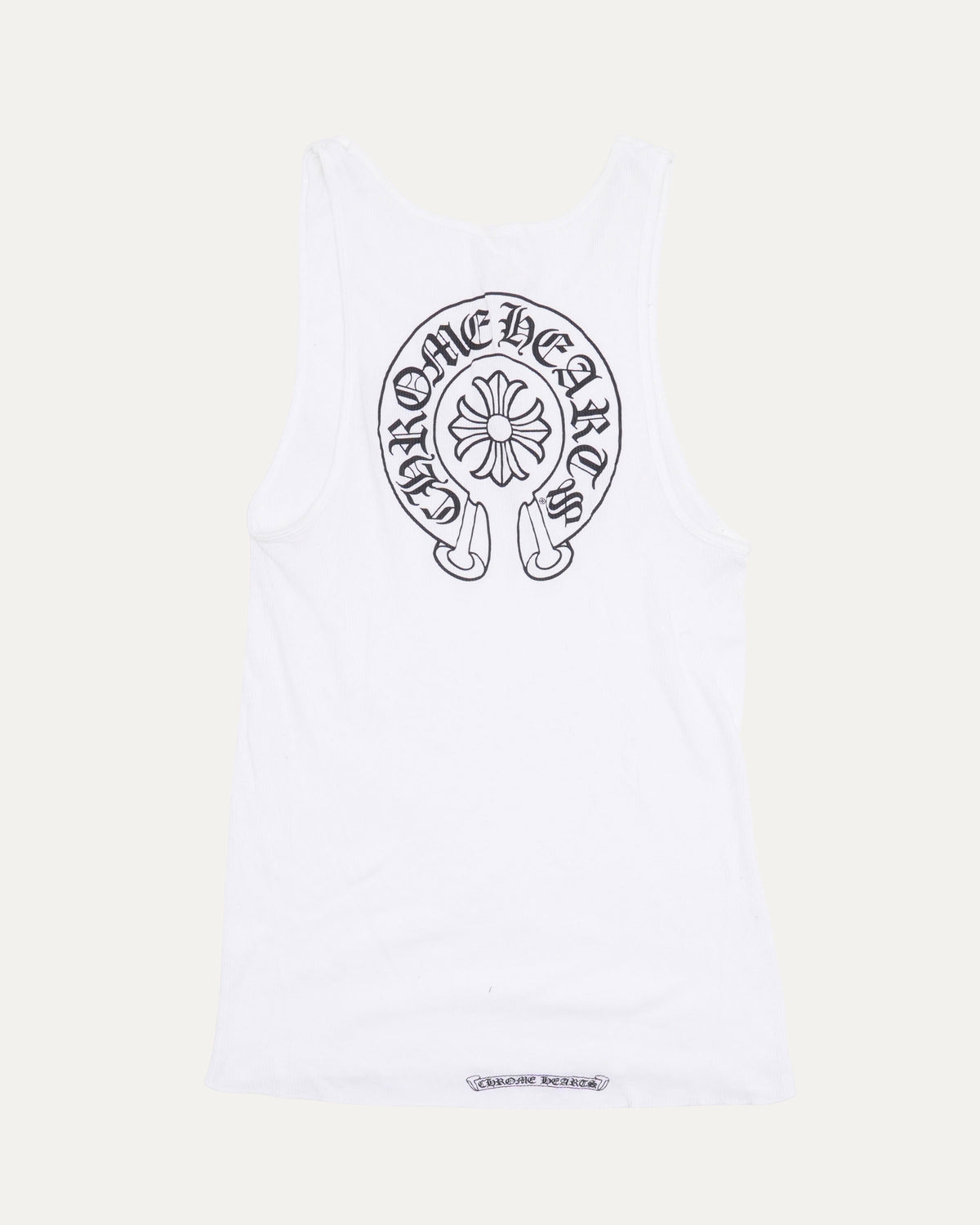 Horseshoe Logo Ribbed Tank Top