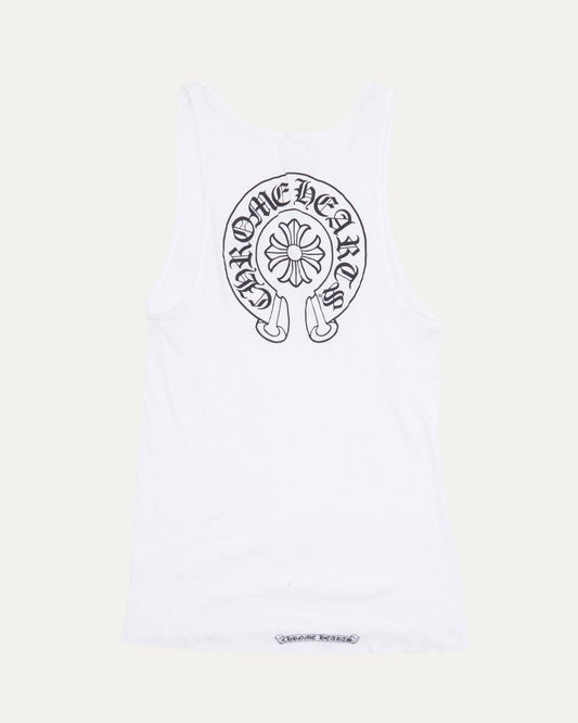 Horseshoe Logo Ribbed Tank Top