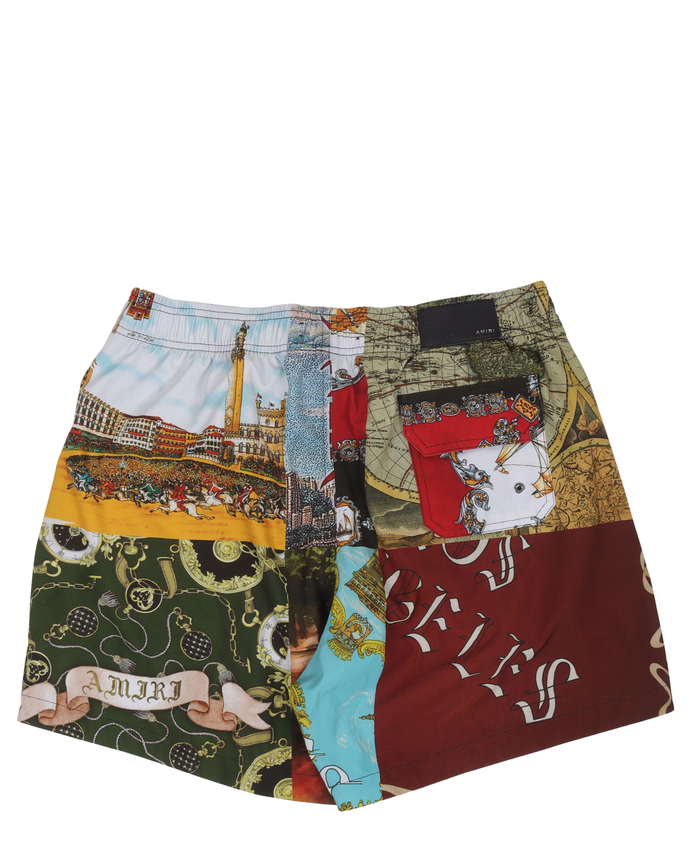 Art Collage Water Shorts