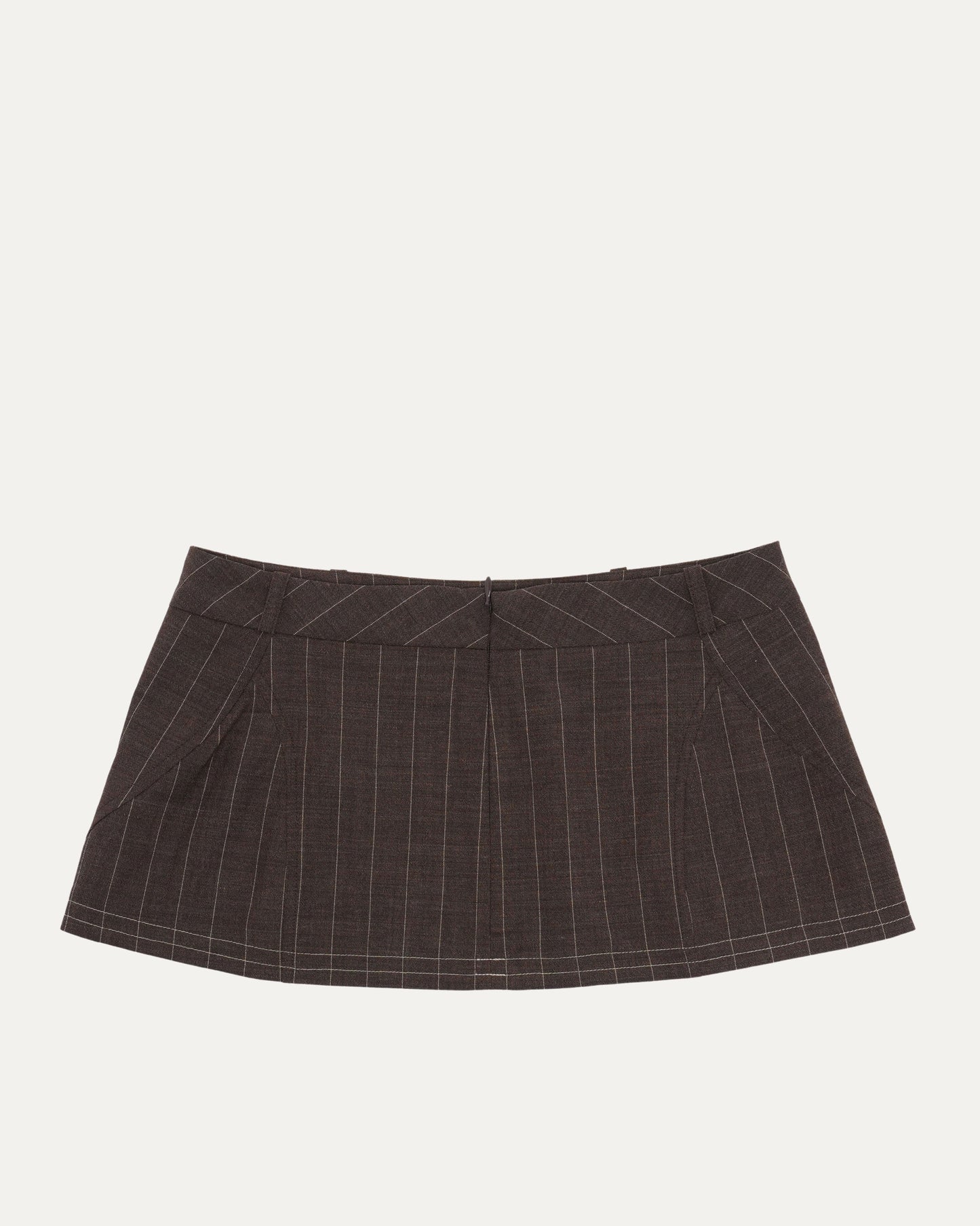 SS 2002 Pinstripe Micro Mini Skirt