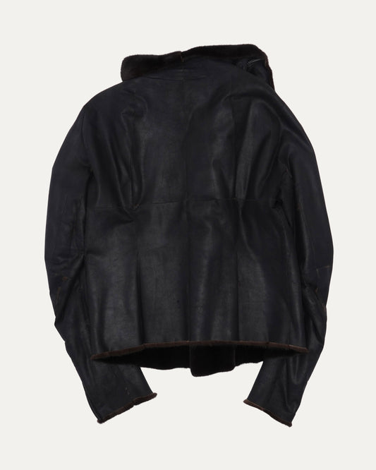 Rick Owens Mink Fur Lined Jacket