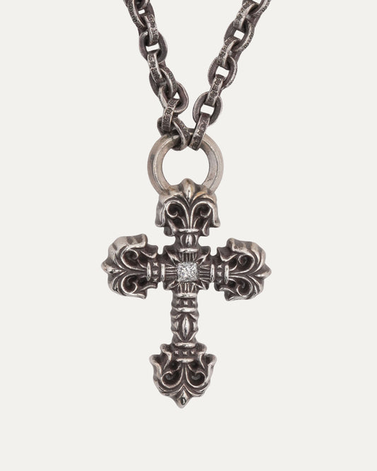 Diamond Filigree Cross on Paper Chain