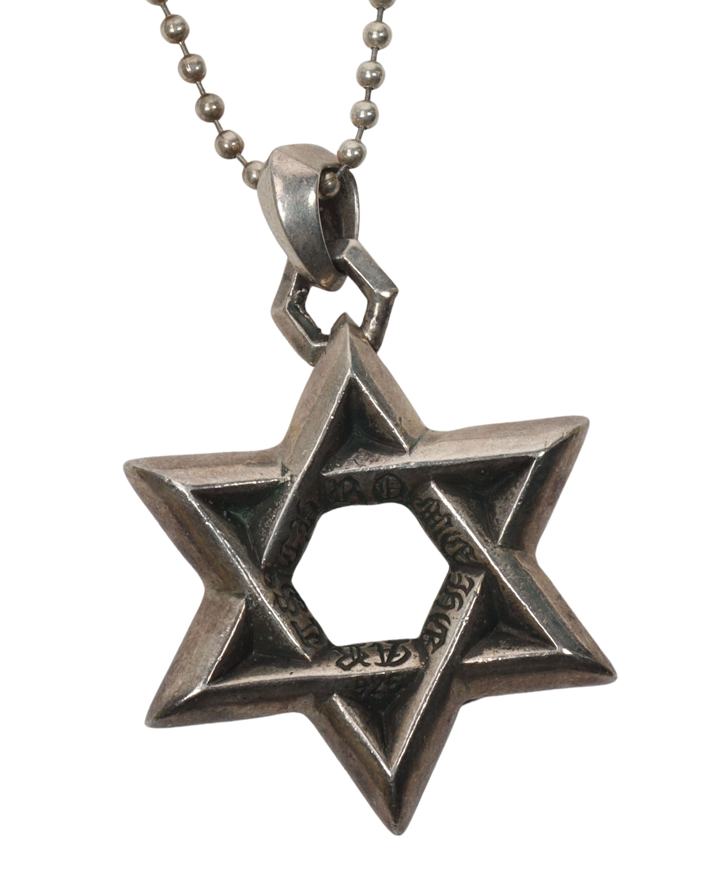 Star of David Pendant with Chain