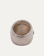 Oval Cross Ring