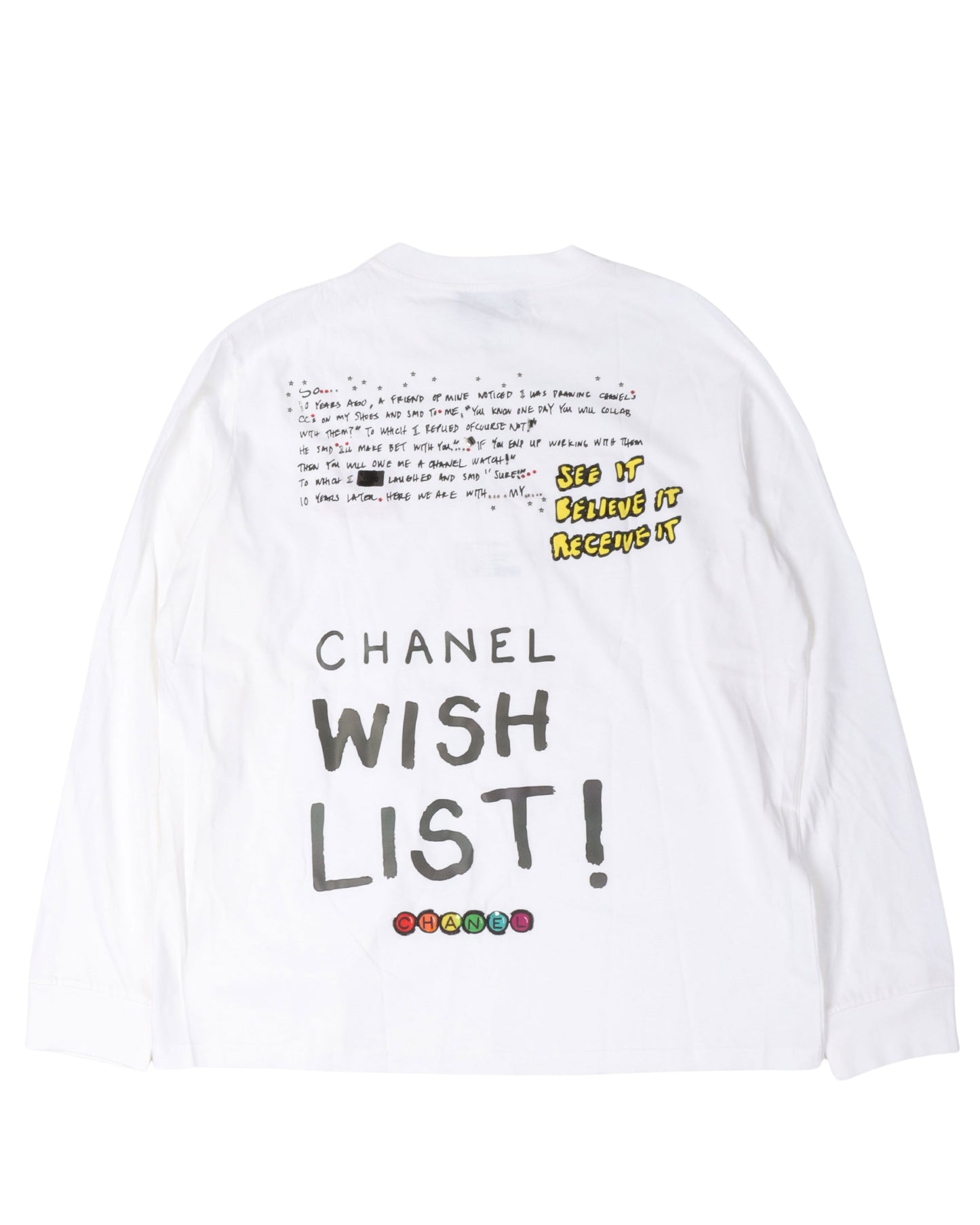 Pharell Graffiti Long Sleeve T-Shirt