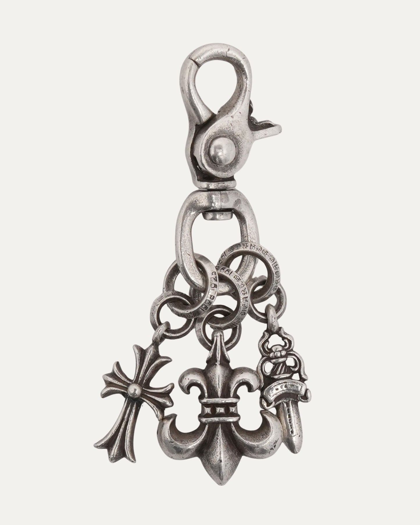 Multi-Charm Keychain Clip