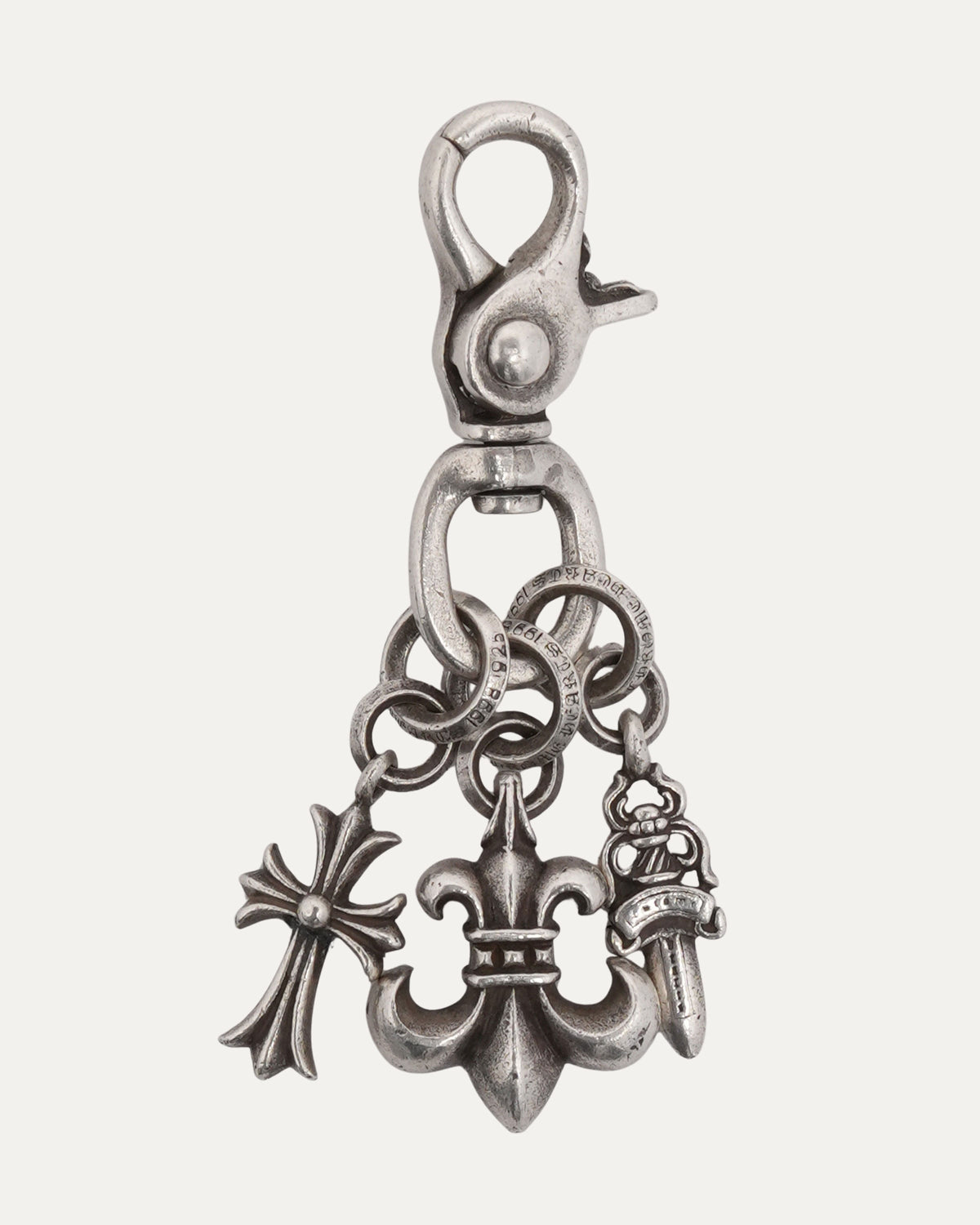 Multi-Charm Keychain Clip