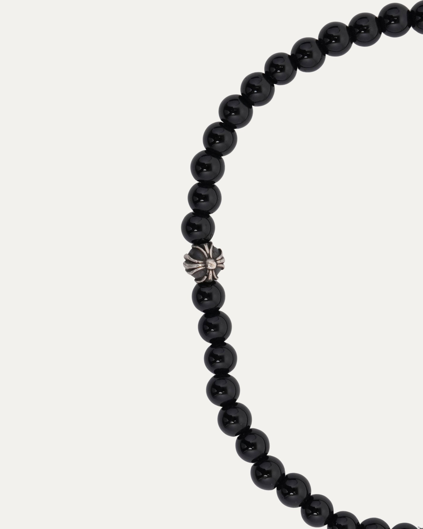 4mm Onyx Plus Ball Bead Bracelet