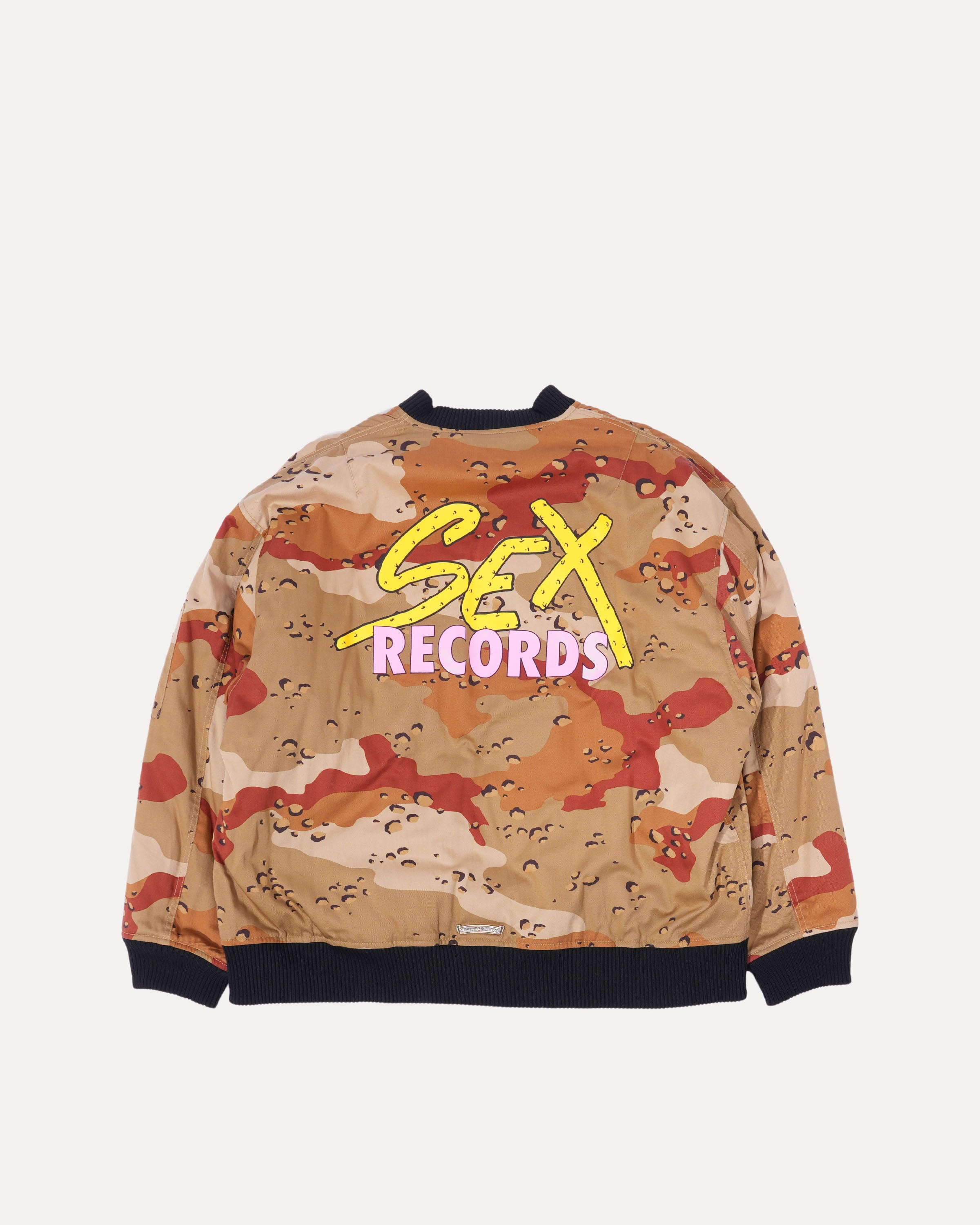 Matty Boy Desert Camo Sex Records Bomber Jacket