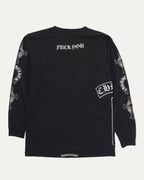 Vintage Multi Logo Long Sleeve Pocket T-Shirt