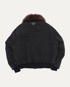 Fur Collar Bomber Jacket