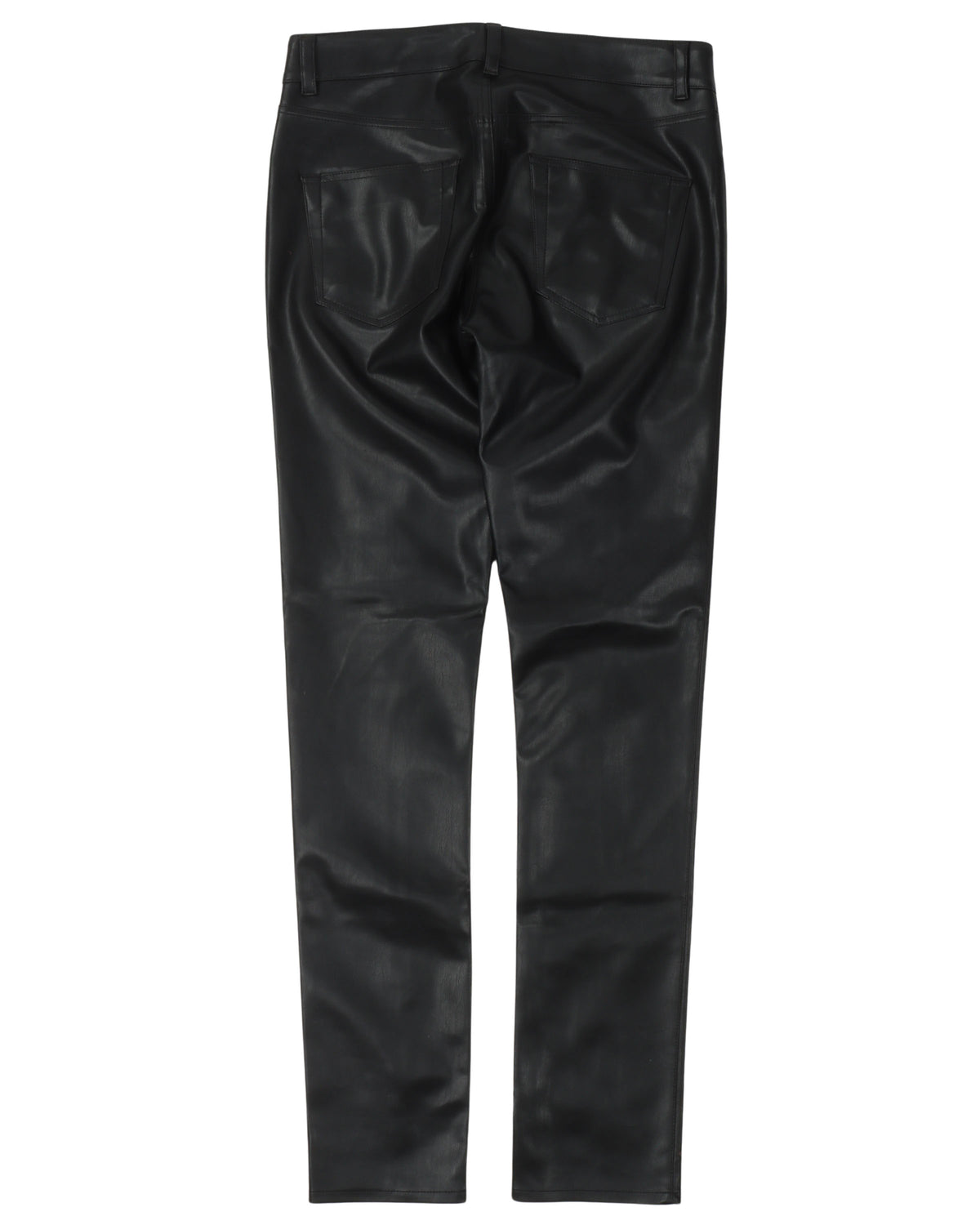 Tyrone Slit Cut Faux Leather Pants