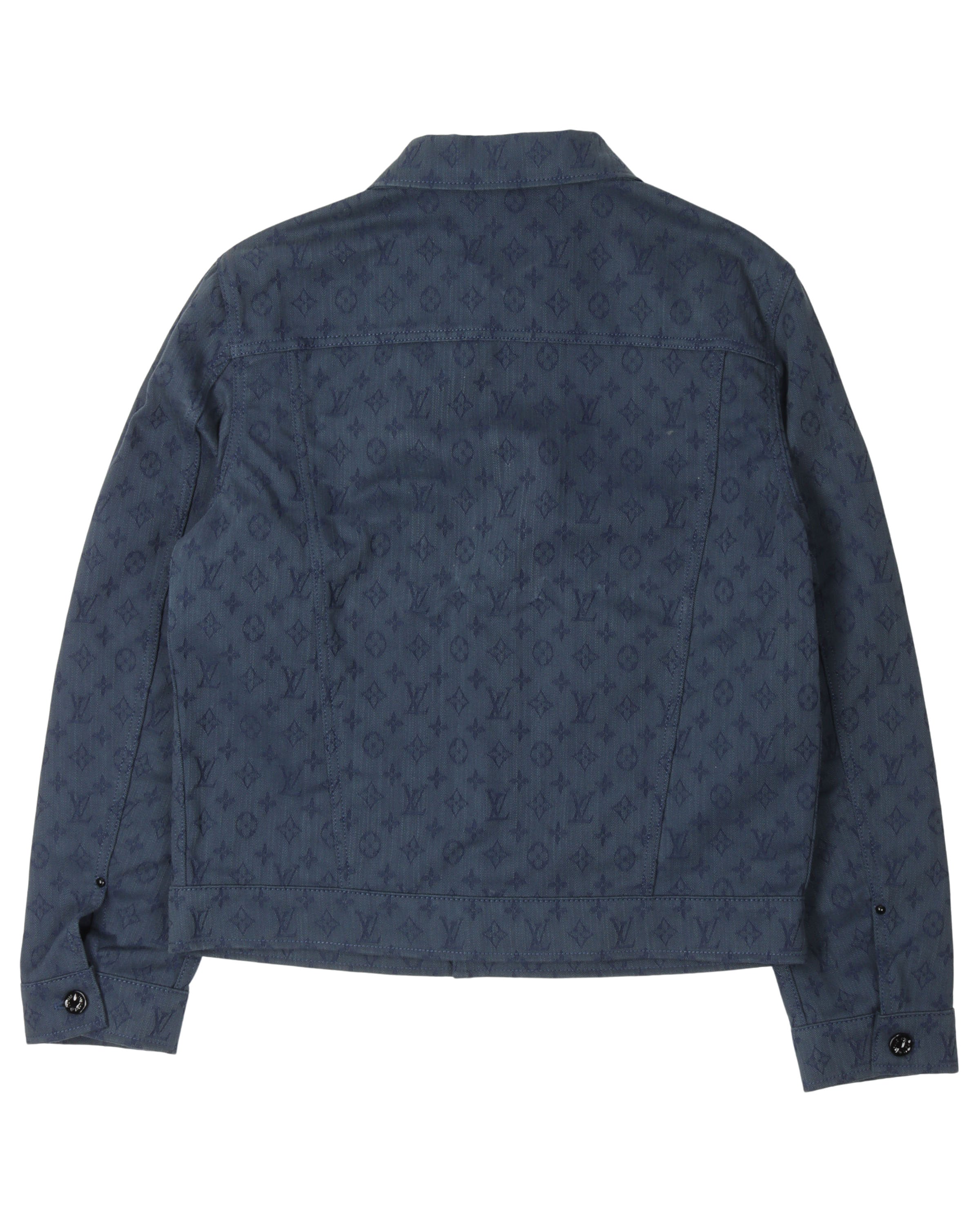Louis Vuitton, Jackets & Coats, Louis Vuitton Monogram Denim Trucker  Jacket