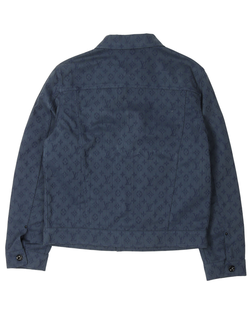 Louis Vuitton 2019 Monogram Denim Trucker Jacket - Purple Outerwear,  Clothing - LOU539261