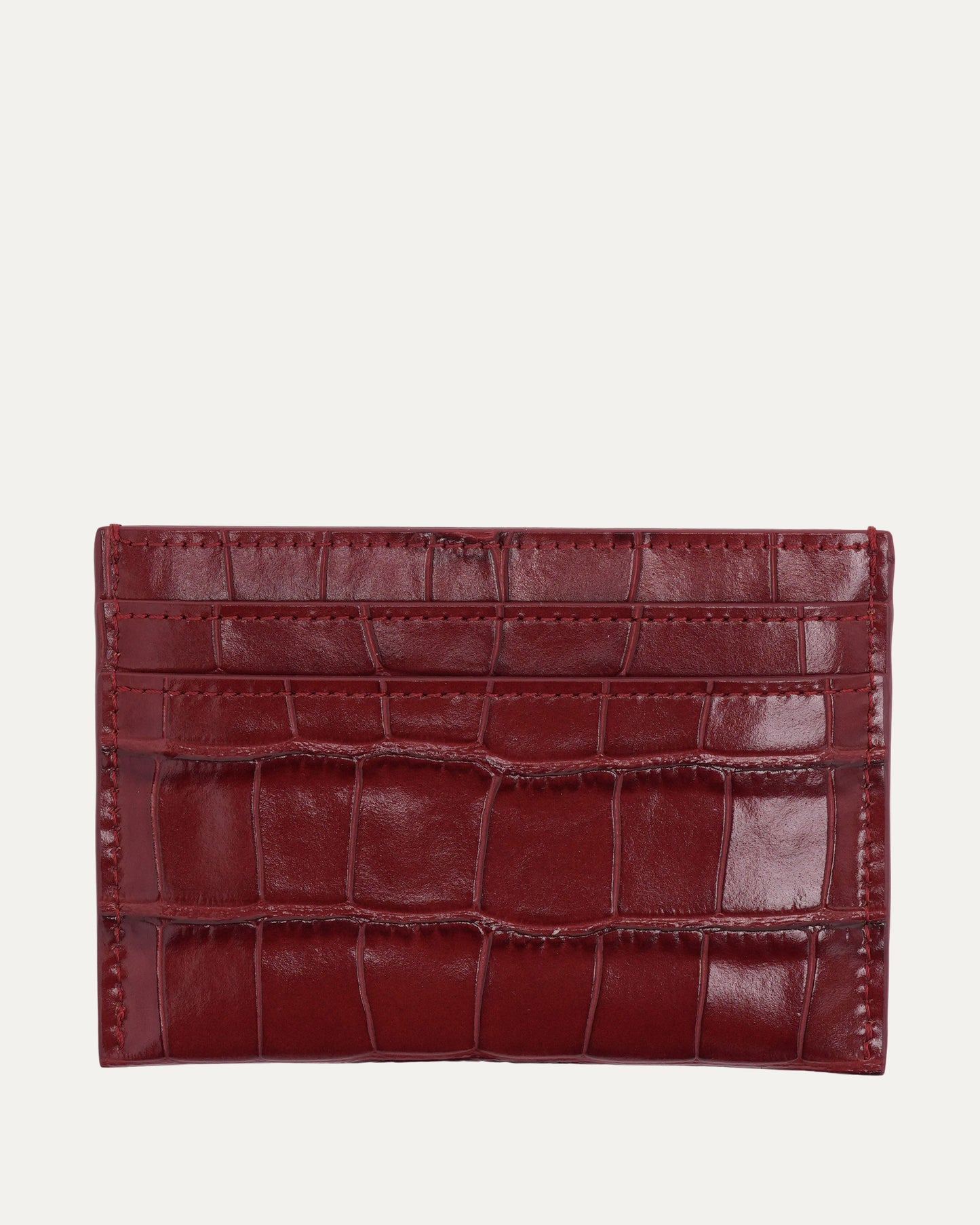 Crocodile Embossed Card Holder