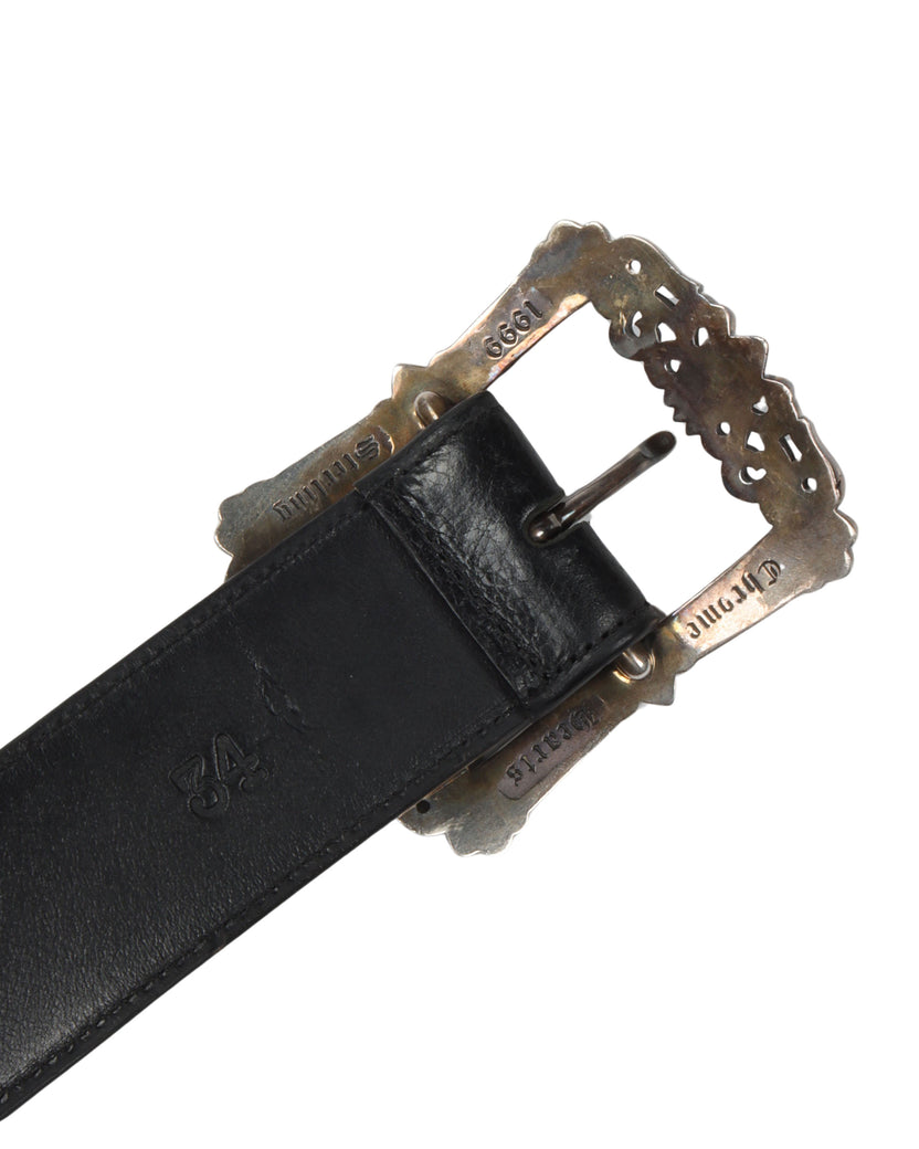 OTJ Filigree Leather Belt