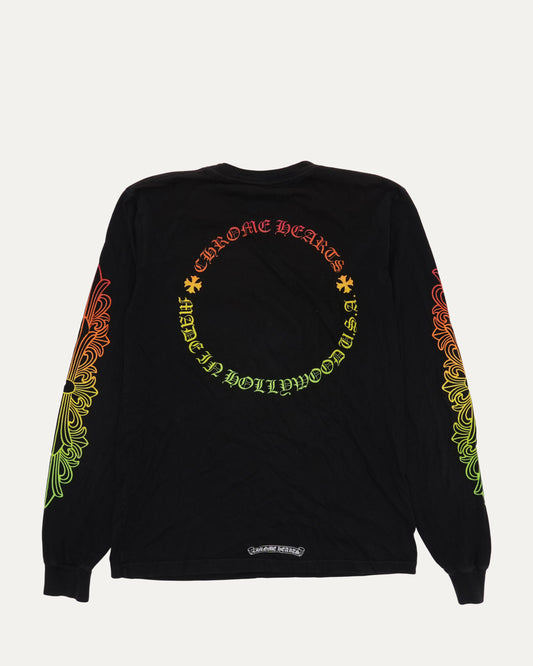 Gradient Circle Logo Long Sleeve T-Shirt