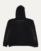 Tonal Glitter Print Horseshoe Logo Hoodie