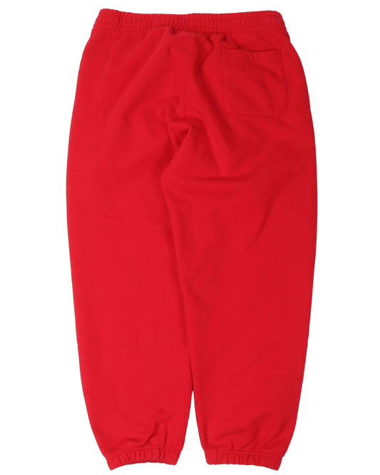 Satin Appliqué Sweatpants