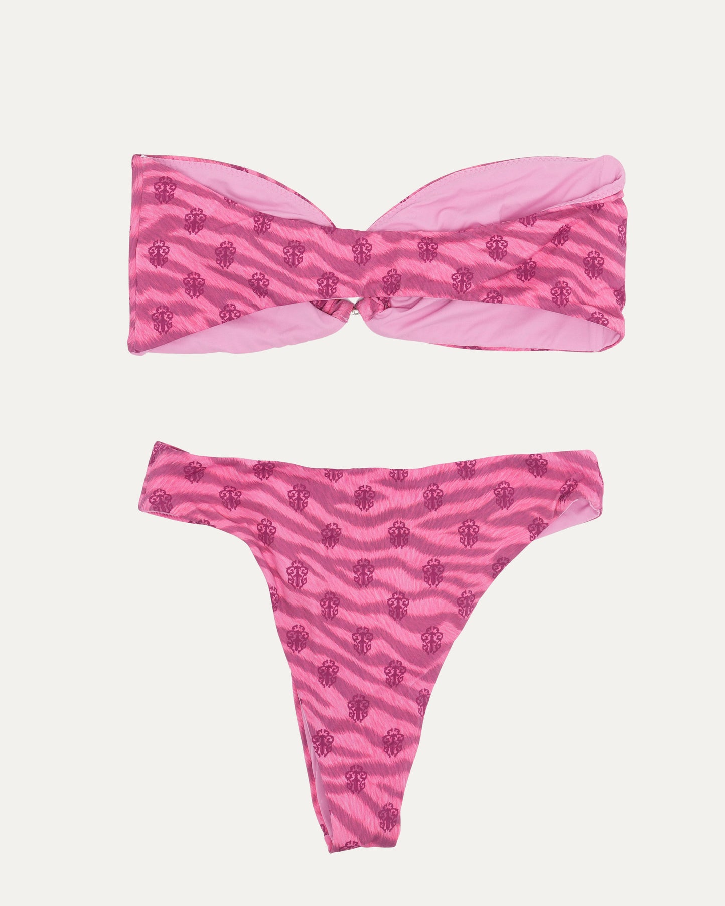Tiger Bandeau Bikini Set