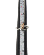 Silver and 22k Gold Nail Ring