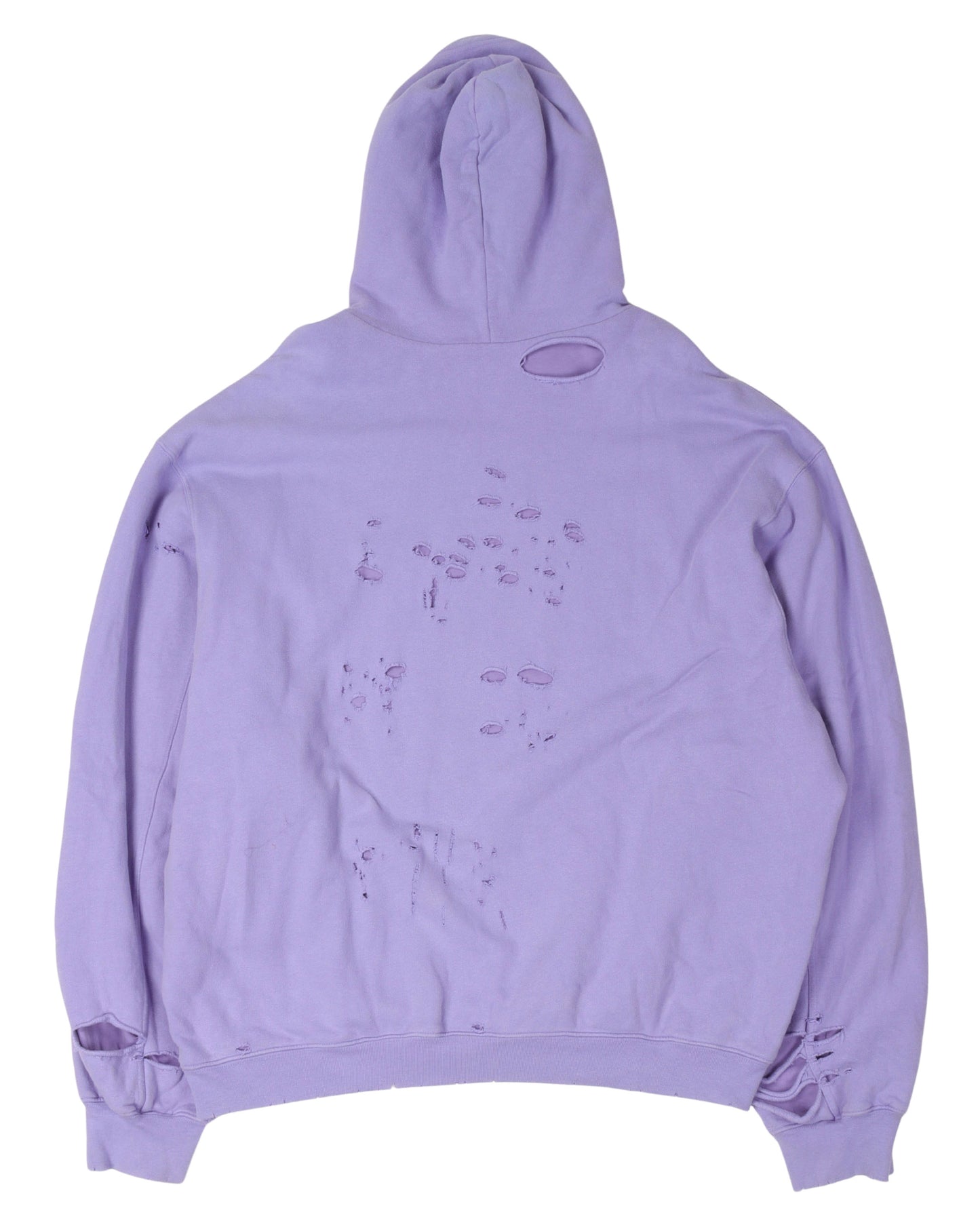 Oversized Distressed Hoodie