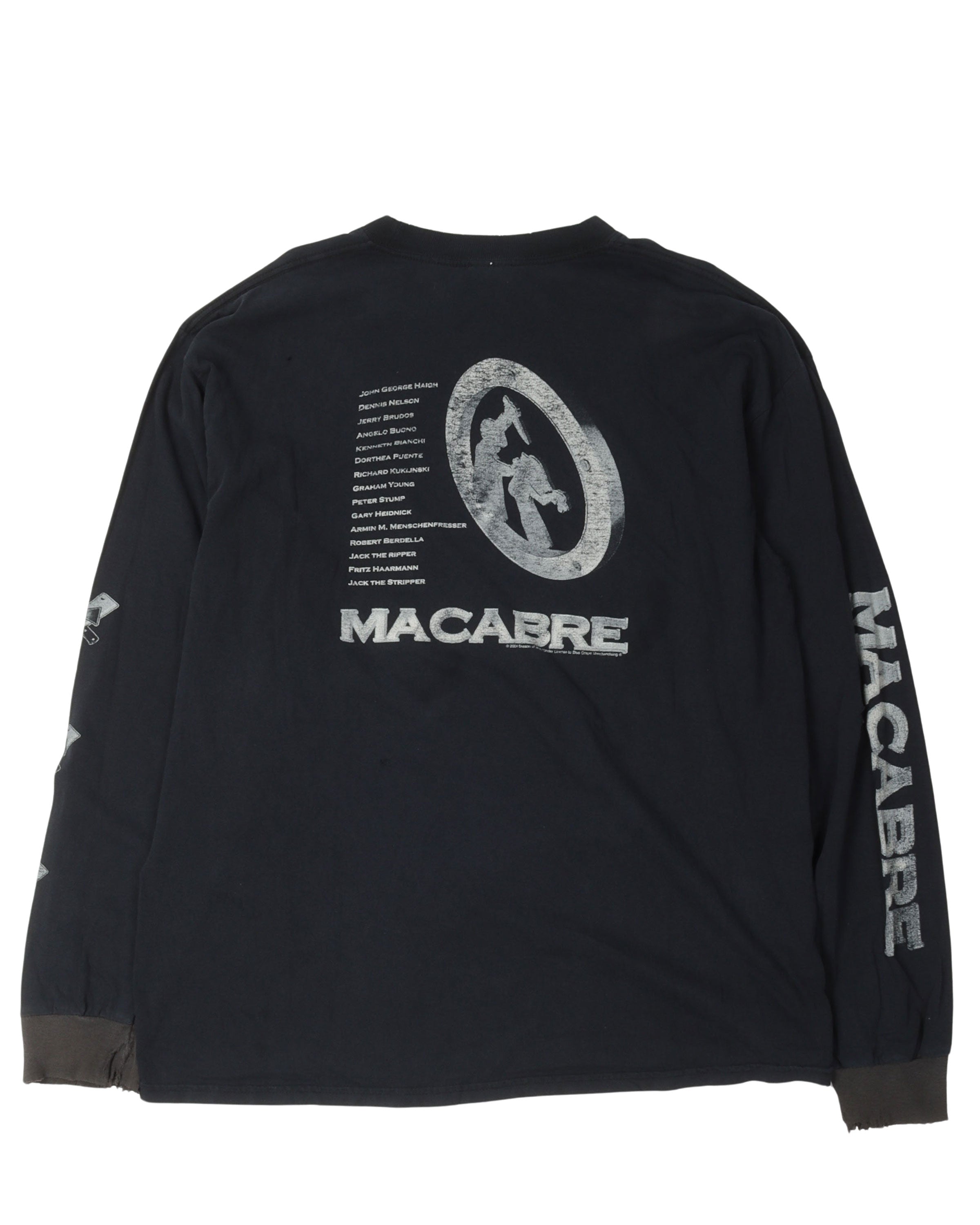 Macabre Murder Metal Long Sleeve T-Shirt