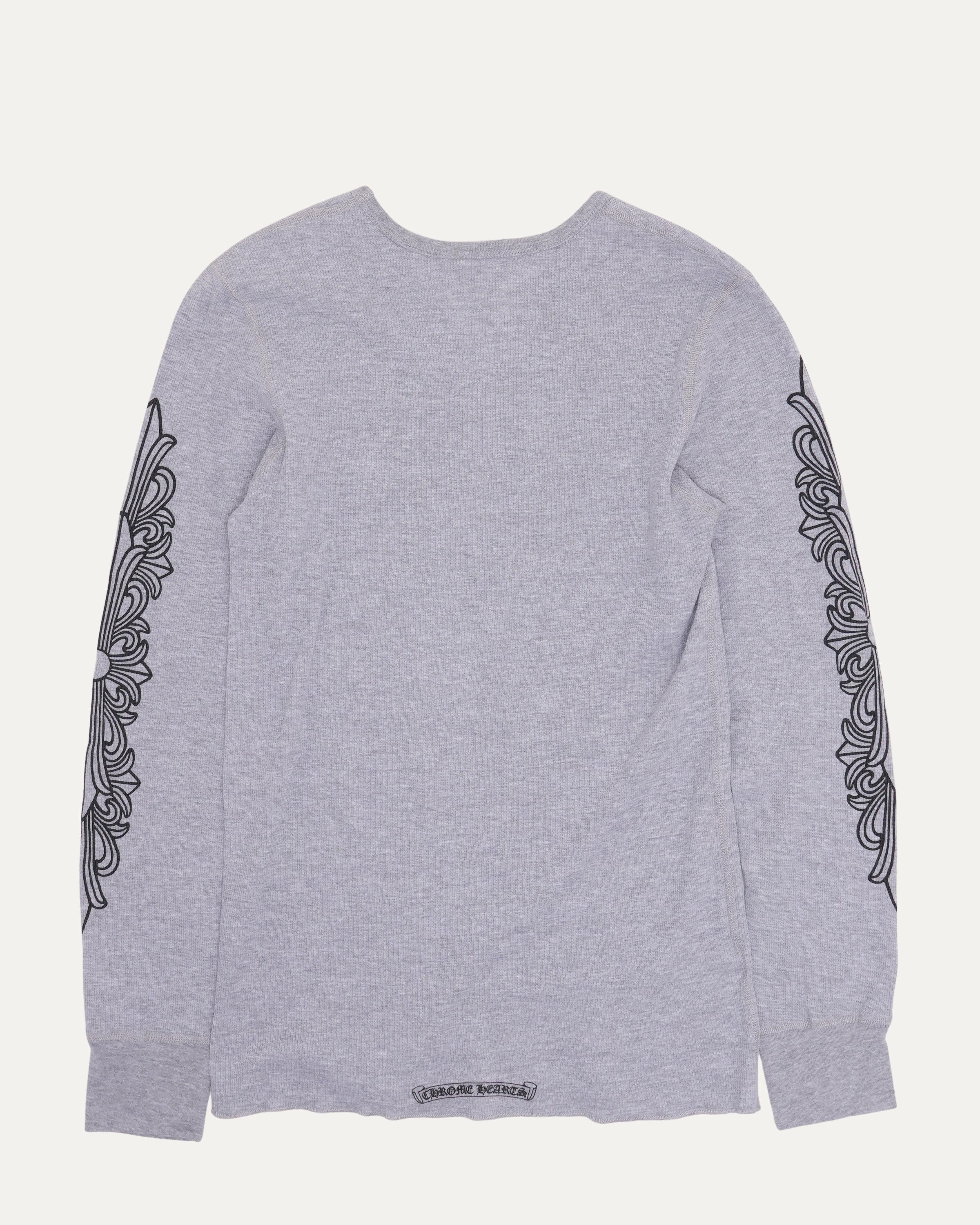 Chrome Hearts Horseshoe Logo Thermal Long Sleeve T-Shirt – Justin Reed