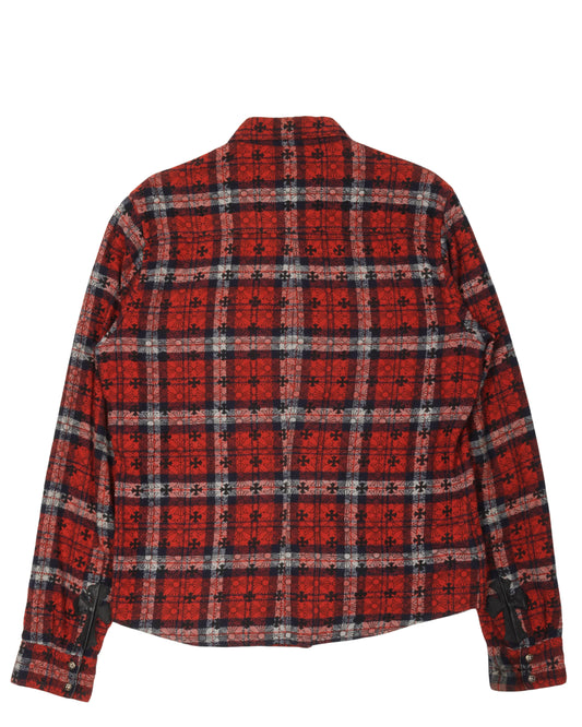 Cross Patch Flannel Shirt