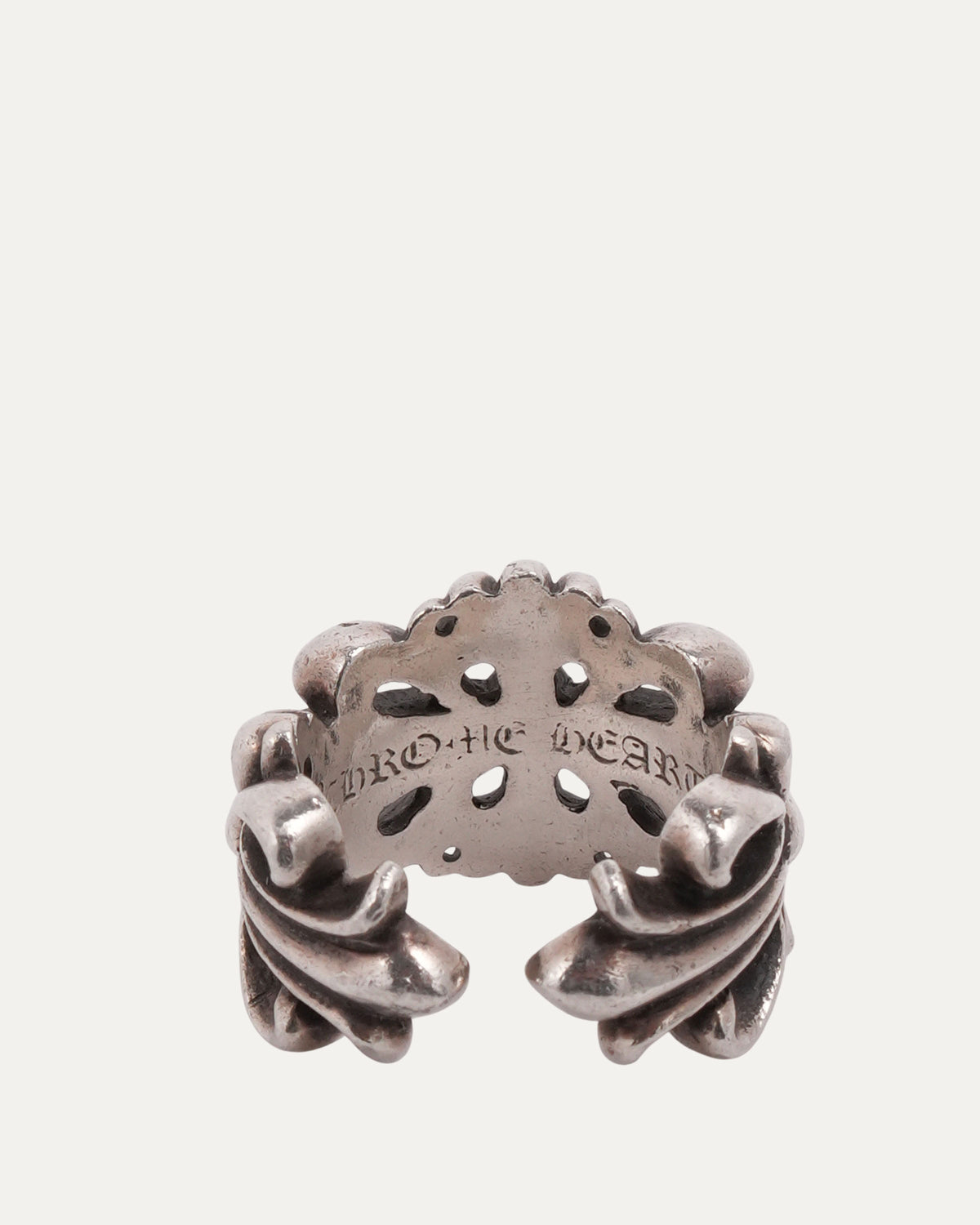 Double Floral Cross Ring