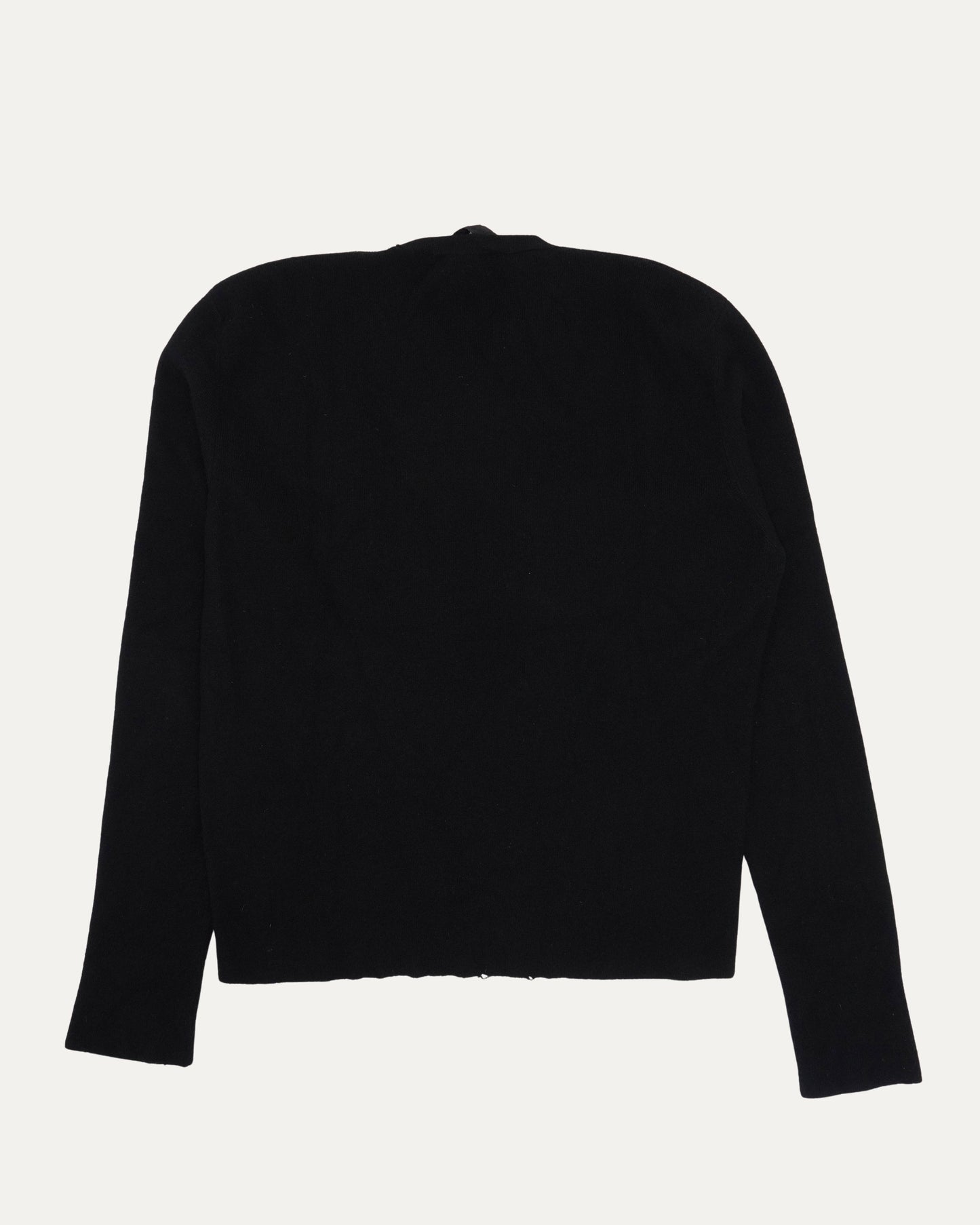 Cross Patch V Neck Sweater