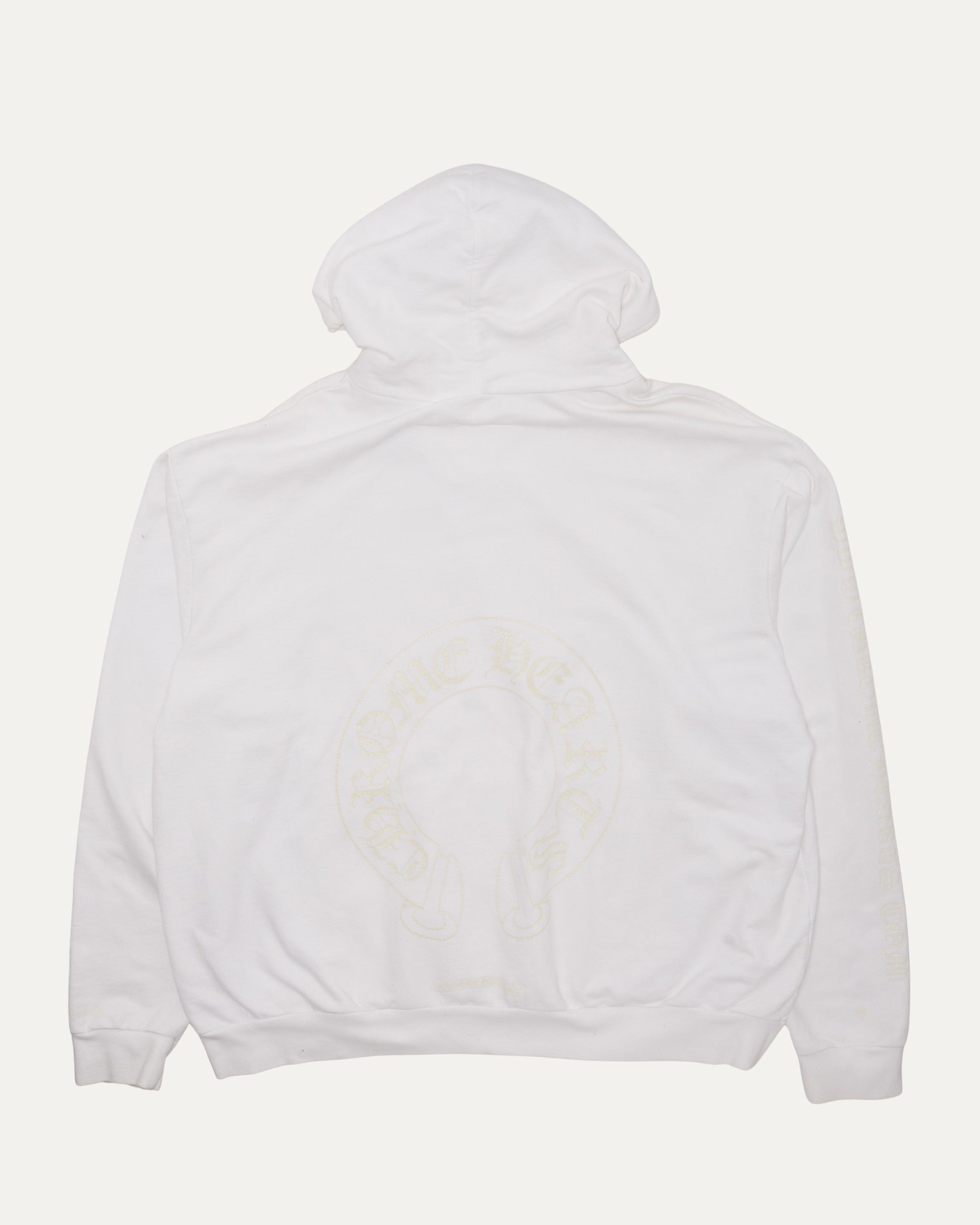 Tonal Horseshoe Logo Hoodie