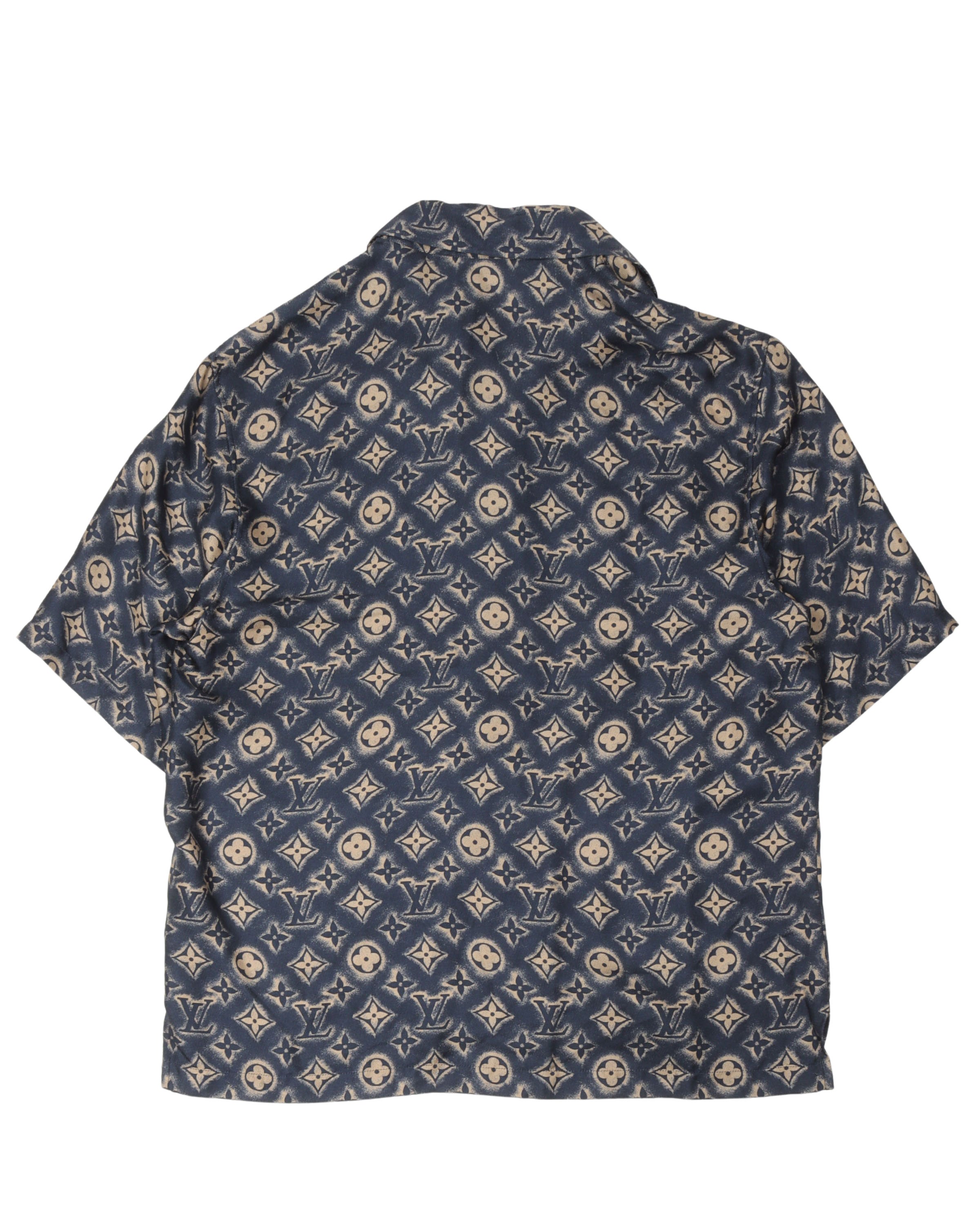 louis-vuitton Silk shirt men Virgil XL