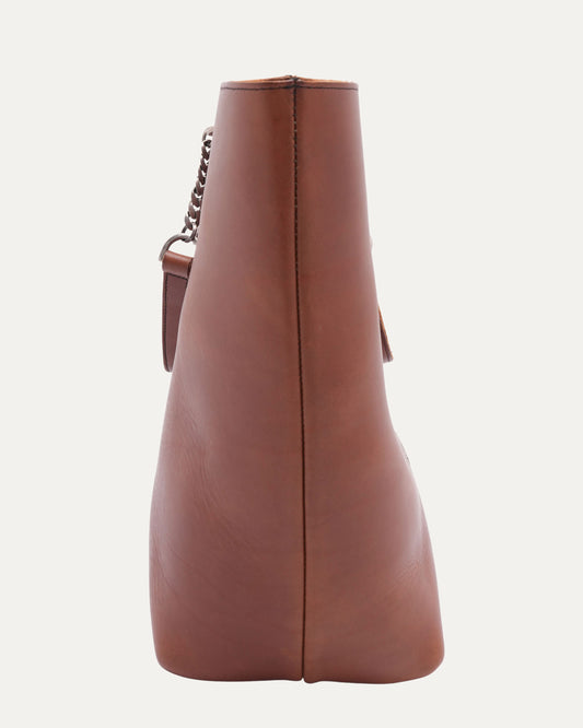 Chain Handle Tote Bag