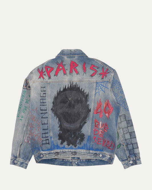 Graffiti Denim Jacket
