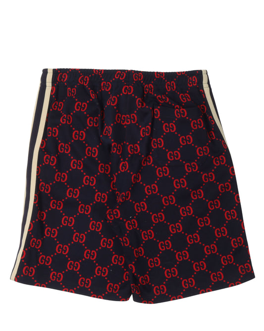 Monogram Side-Stripe Shorts