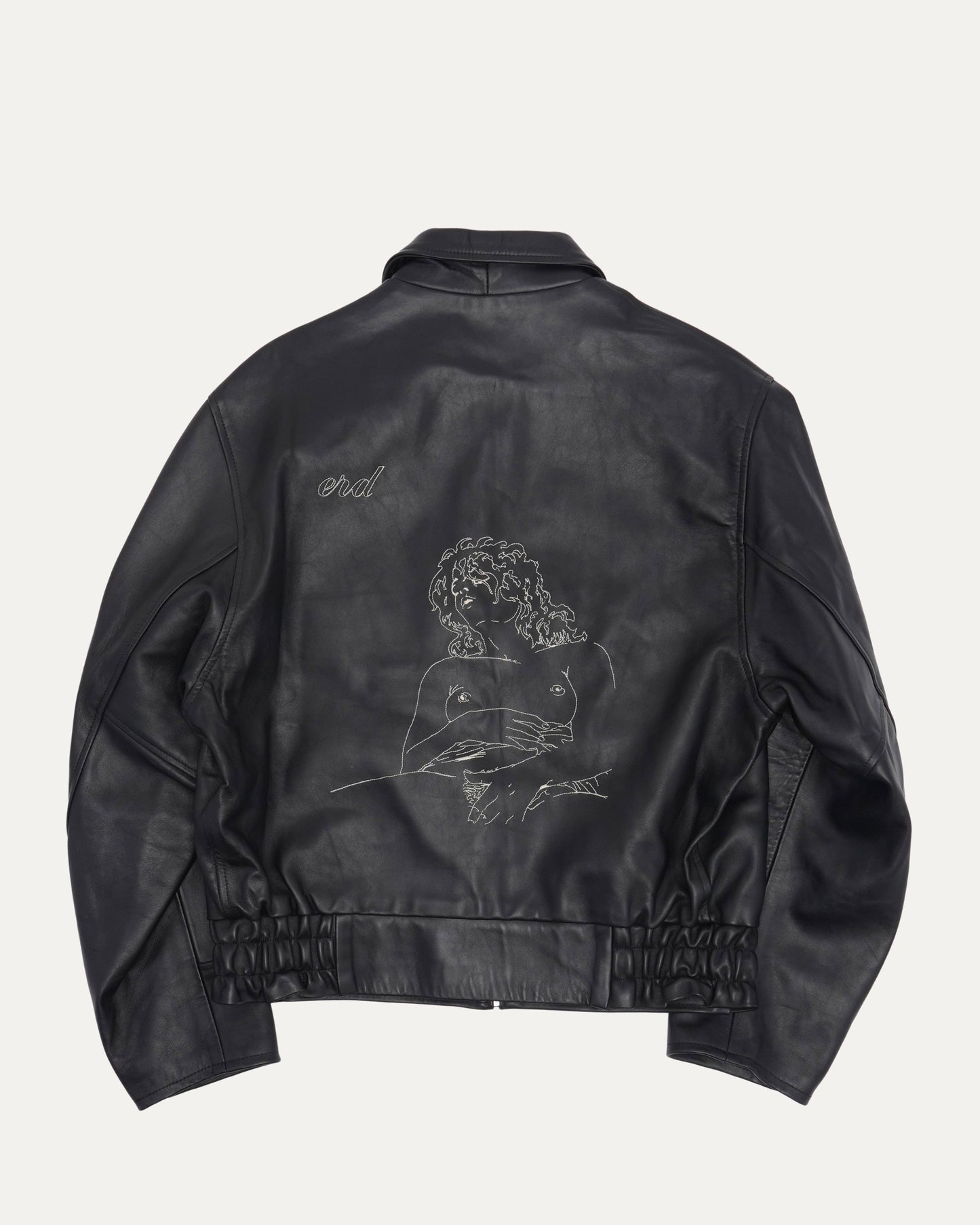 Naked Woman Leather Jacket