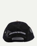 Pony Hair Cemetery Cross Patch Trucker Hat