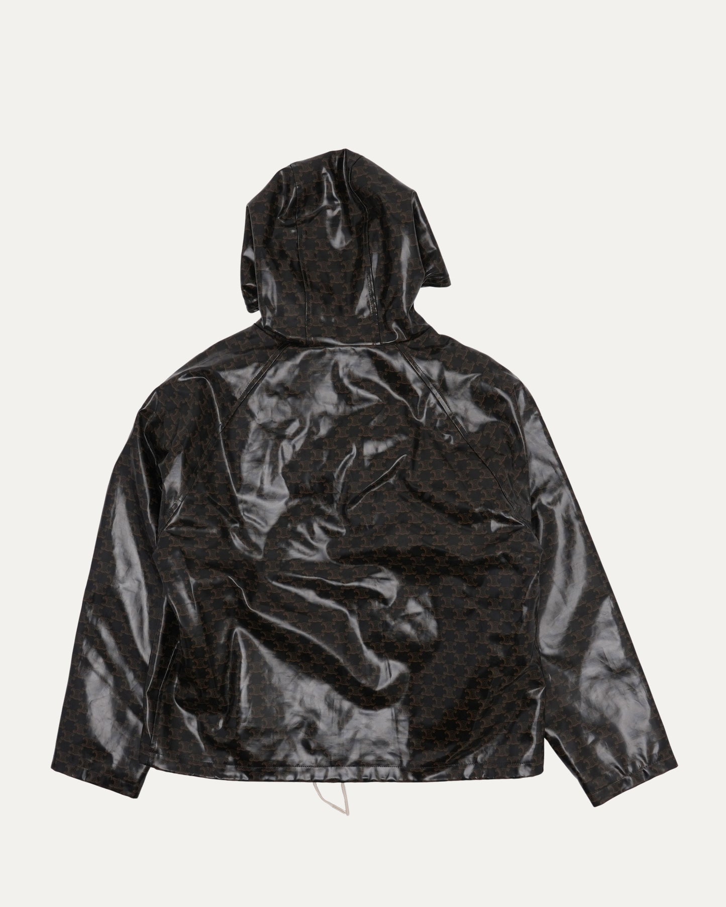 Coated Triomphe Monogram Hooded Jacket