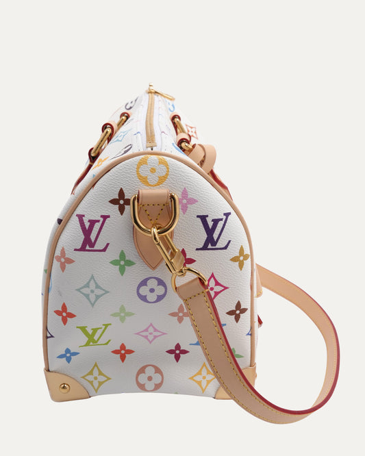 Takashi Murakami Monogram Speedy Bandouliere 25 Bag
