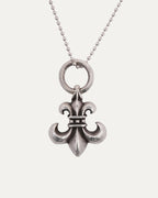 Fleur De Lis Pendant w/ Ball Chain
