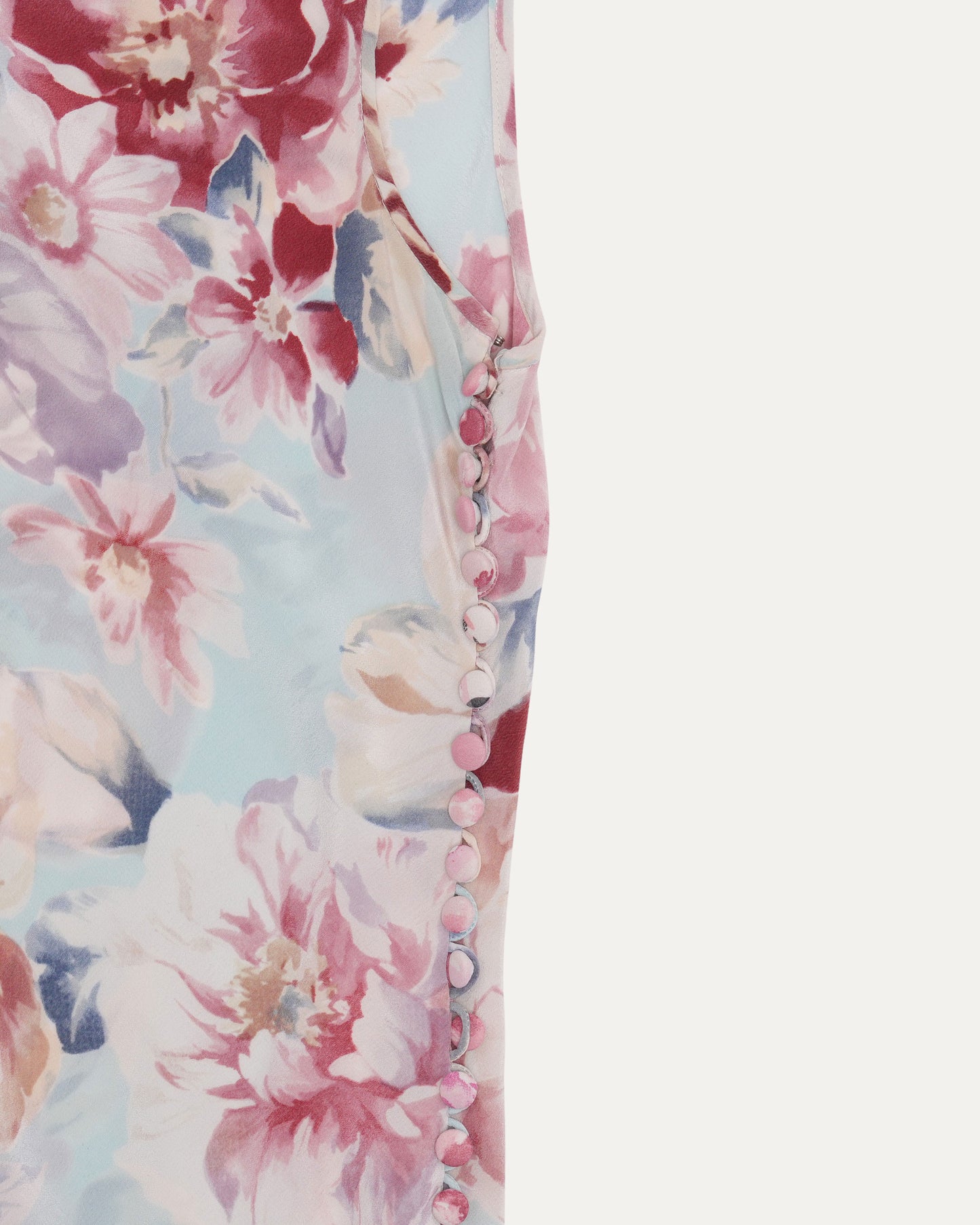 Silk Floral Top