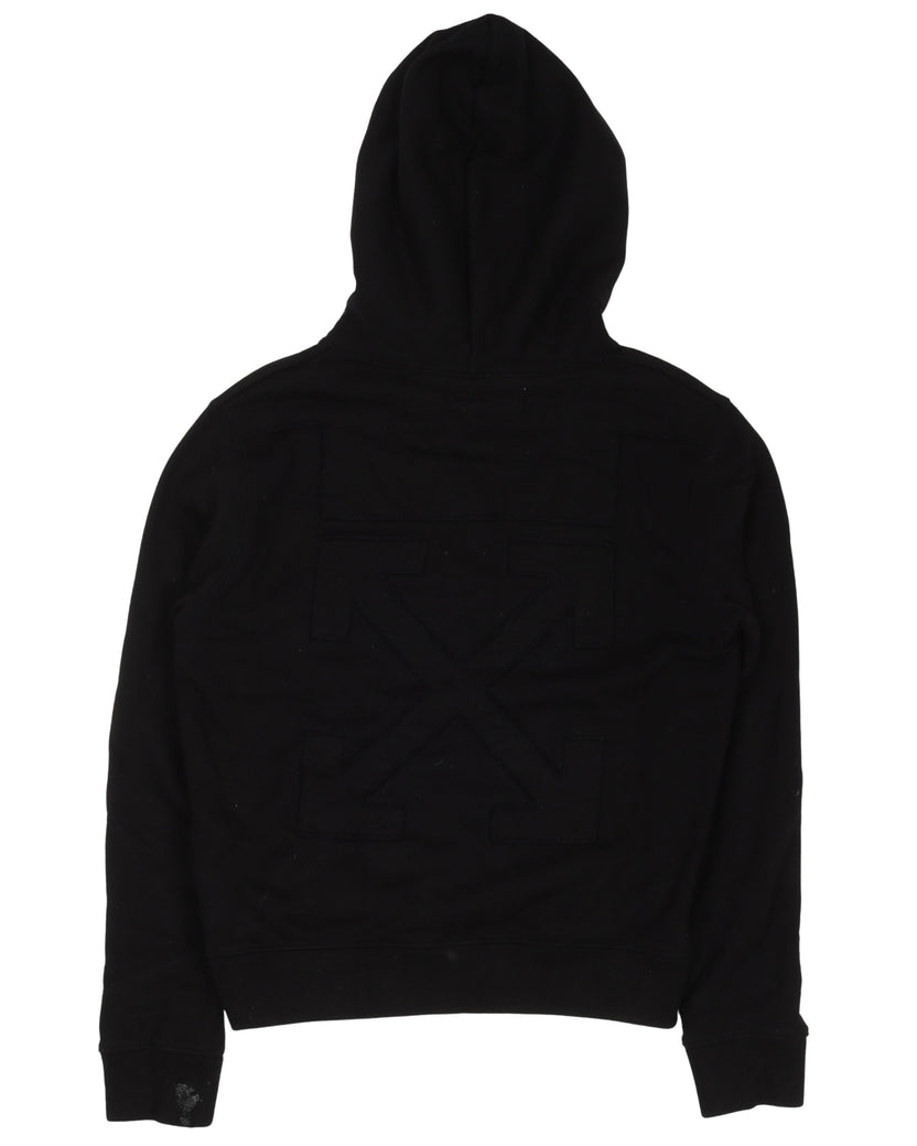 Tonal Arrow Patch Hoodie