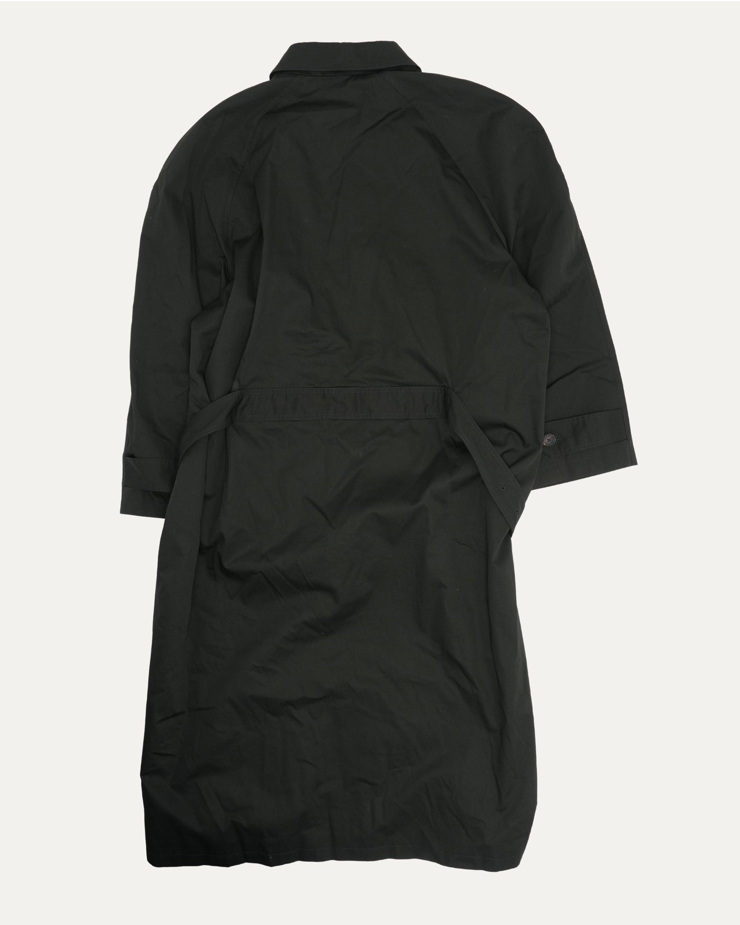 Belted Cotton Car Coat