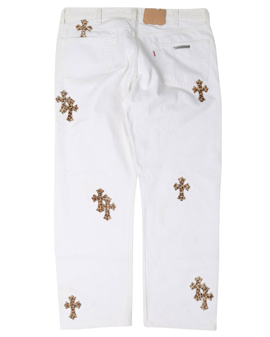Levi's Leopard Cross Patch Jeans
