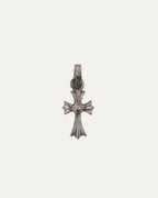 18k White Gold Diamond Baby Fat Pendant