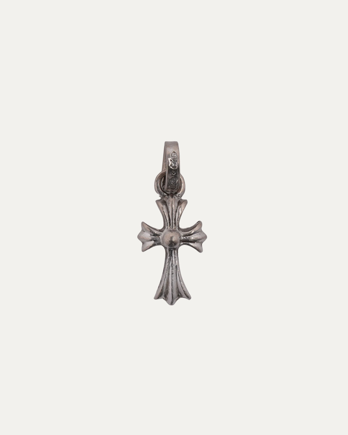 18k White Gold Diamond Baby Fat Pendant