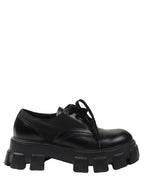 Monolith Brushed Leather Derby