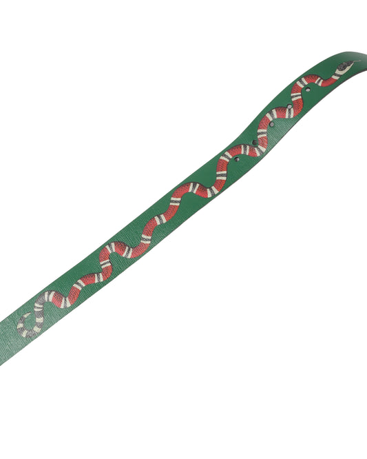 Leather Snake Belt